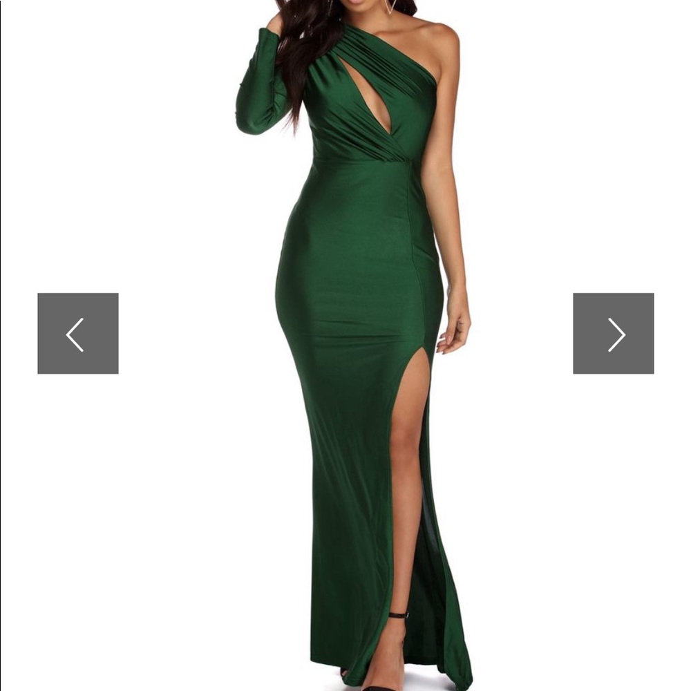 ANNALISE FORMAL ONE SHOULDER DRESS